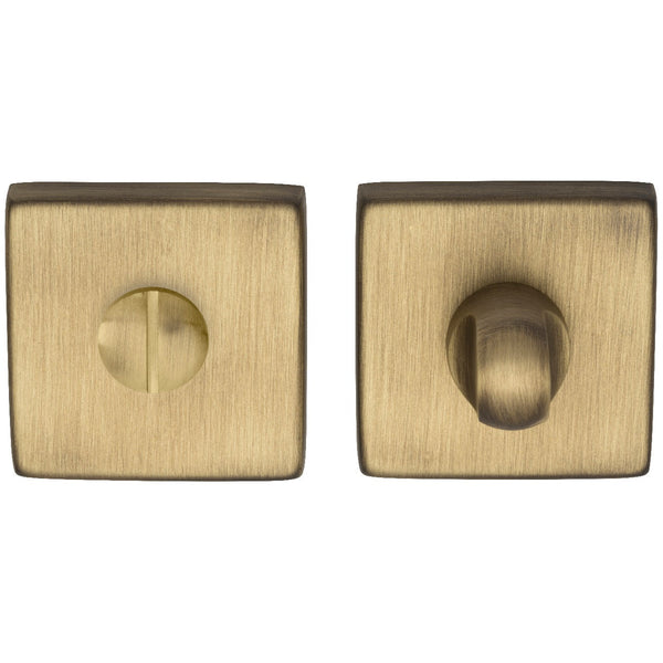Manital - Square Standard Turn And Release - Antique Brass - QT004AB - Choice Handles