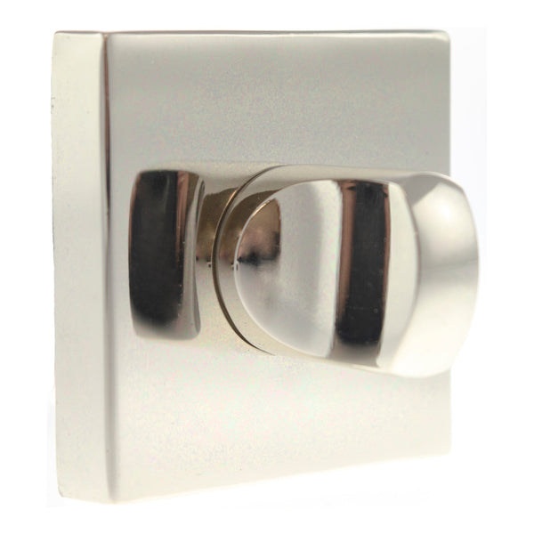 Atlantic Senza Pari WC Turn and Release on Flush Square Rose - Polished Nickel - SPWCPN - Choice Handles