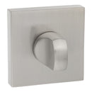 Atlantic Senza Pari WC Turn and Release on Flush Square Rose - Satin Nickel - SPWCSN - Choice Handles