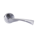 Atlantic - STATUS Colorado Lever on Round Rose - Satin Chrome - S34RSC - Choice Handles
