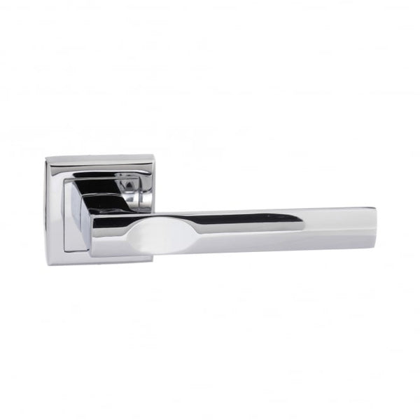 Atlantic - STATUS Kansas Lever on Square Rose - Polished Chrome - S24SPC - Choice Handles