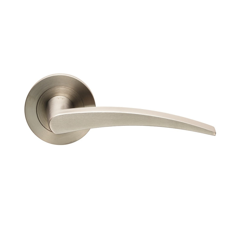 Eurospec - Volantes Designer Lever on Threaded Rose - Satin Stainless Steel - SWL1116SSS - Choice Handles