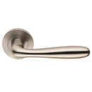 Eurospec - Steelworx SWL Peninsula Lever on Rose - Satin Stainless Steel - SWL1127SSS - Choice Handles