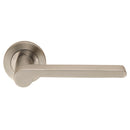 Eurospec - Steelworx SWL Lubecca Lever on Rose - Satin Stainless Steel - SWL1161SSS - Choice Handles