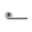 Eurospec - Steelworx SWL Treviri Lever on Rose - Satin Stainless Steel - SWL1192SSS - Choice Handles