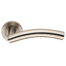 Eurospec - Steelworx SWL Dresda Lever on Rose - Satin Stainless Steel - SWL1196SSS - Choice Handles