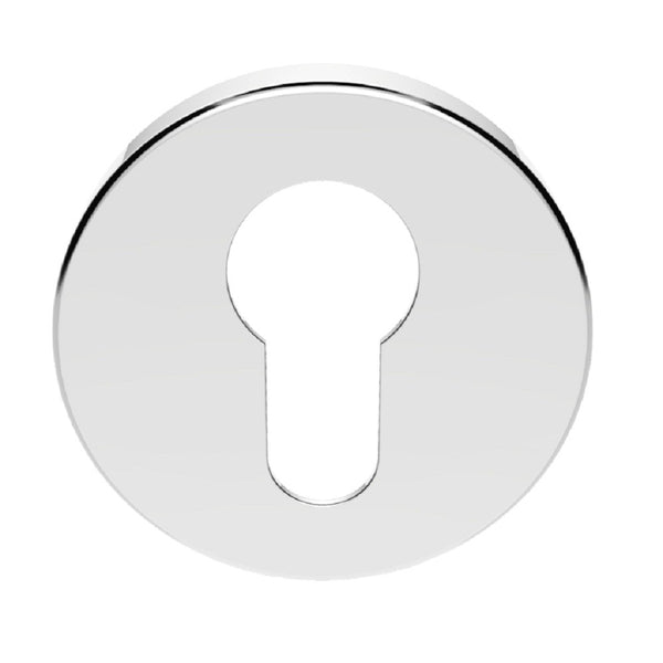 Serozzetta - Serozzetta Euro Profile Escutcheon - Polished Chrome - SZC001CP - Choice Handles