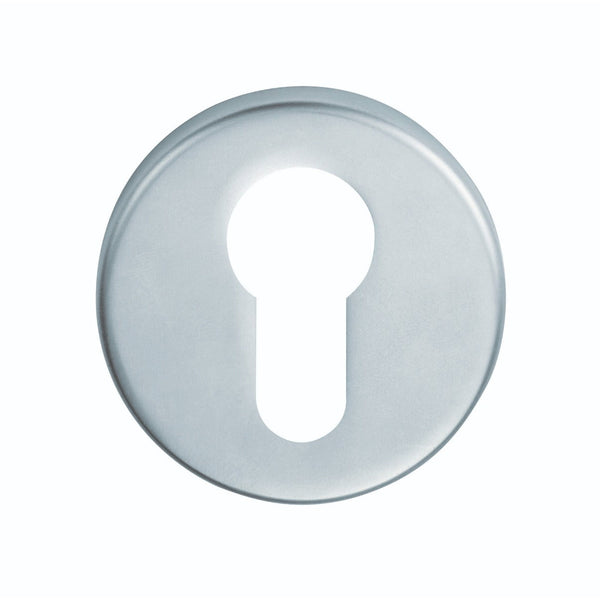 Serozzetta - Serozzetta Euro Profile Escutcheon - Satin Chrome - SZC001SC - Choice Handles