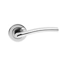 Serozzetta - Cuatro Lever on Round Rose - Polished Chrome - SZC040CP - Choice Handles