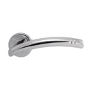 Serozzetta - Cuarenta Lever on Rose - Polished Chrome - SZC340CP - Choice Handles