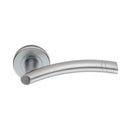 Serozzetta -  Cuarenta Lever on Round Rose - Satin Chrome - SZC340SC - Choice Handles