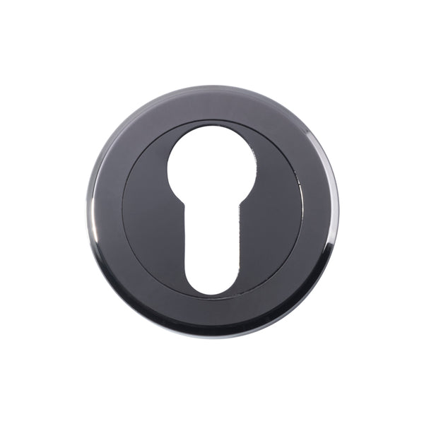 Serozzetta - Serozzetta Euro Profile Escutcheon - Black Nickel - SZM001BN - Choice Handles