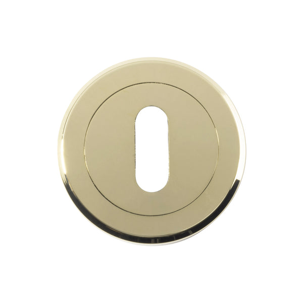 Serozzetta - Serozzetta Standard Profile Escutcheon - Polished Brass - SZM003PVD - Choice Handles