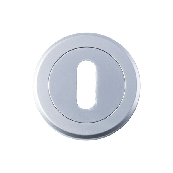 Serozzetta - Serozzetta Standard Profile Escutcheon - Satin Chrome - SZM003SC - Choice Handles