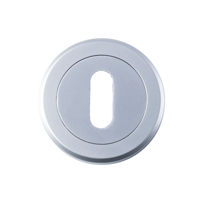 Serozzetta - Serozzetta Standard Profile Escutcheon - Satin Chrome - SZM003SC - Choice Handles