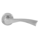 Serozzetta - Breeze Lever on Round Rose - Satin Chrome - SZM025SC - Choice Handles