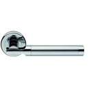 Serozzetta - Azul Lever on Round Rose - Satin / Polished Chrome Dual Finish - SZM110SCCP - Choice Handles