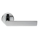 Serozzetta - Edge Lever on Round Rose - Polished Chrome - SZM210CP - Choice Handles