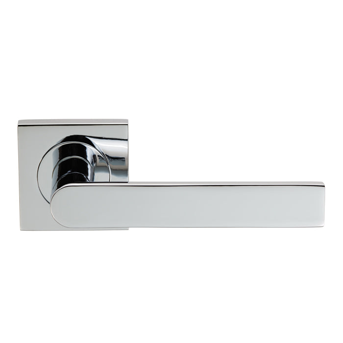 Serozzetta - Edge Lever on Round Rose - Polished Chrome - SZM210SQCP - Choice Handles