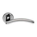Serozzetta - Design Lever on Round Rose - Polished Chrome - SZM380CP - Choice Handles