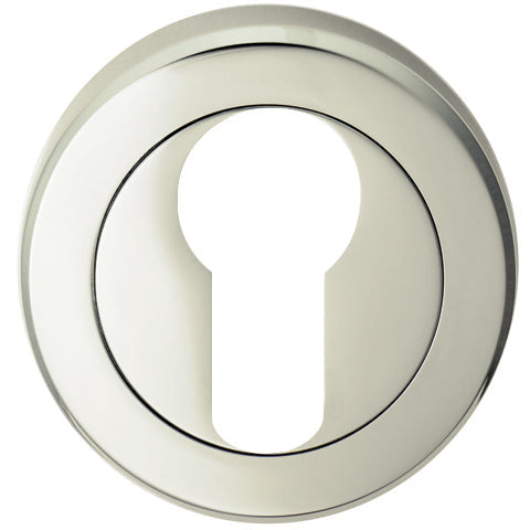 Serozzetta - Serozzetta Euro Profile Escutcheon Polished Nickel - Polished Nickel - SZR001PN - Choice Handles