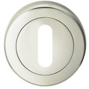 Serozzetta - Serozzetta Standard Lock Profile Escutcheon  - Polished Nickel - SZR002PN - Choice Handles