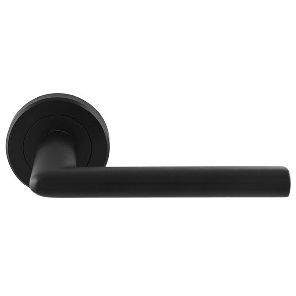 Serozzetta - Dieci Lever on Rose - Matt Black - SZR010MB - Choice Handles