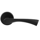 Serozzetta - Venti Lever on Rose - Matt Black - SZR020MB - Choice Handles