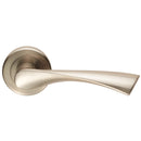 Serozzetta - Venti Lever on Rose - Satin Nickel - SZR020SN - Choice Handles