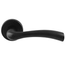 Serozzetta - Cinquanta Lever on Rose - Matt Black - SZR050MB - Choice Handles