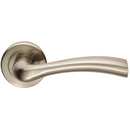 Serozzetta - Cinquanta Lever on Rose - Satin Nickel - SZR050SN - Choice Handles