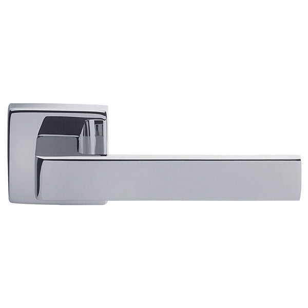 Manital - Techna Lever on Square Rose - Polished Chrome - TC5CP - Choice Handles