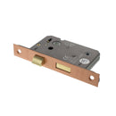 Atlantic Bathroom Lock [CE] 2.5" 63mm - Urban Satin Copper - ALKBATH25USC - Choice Handles