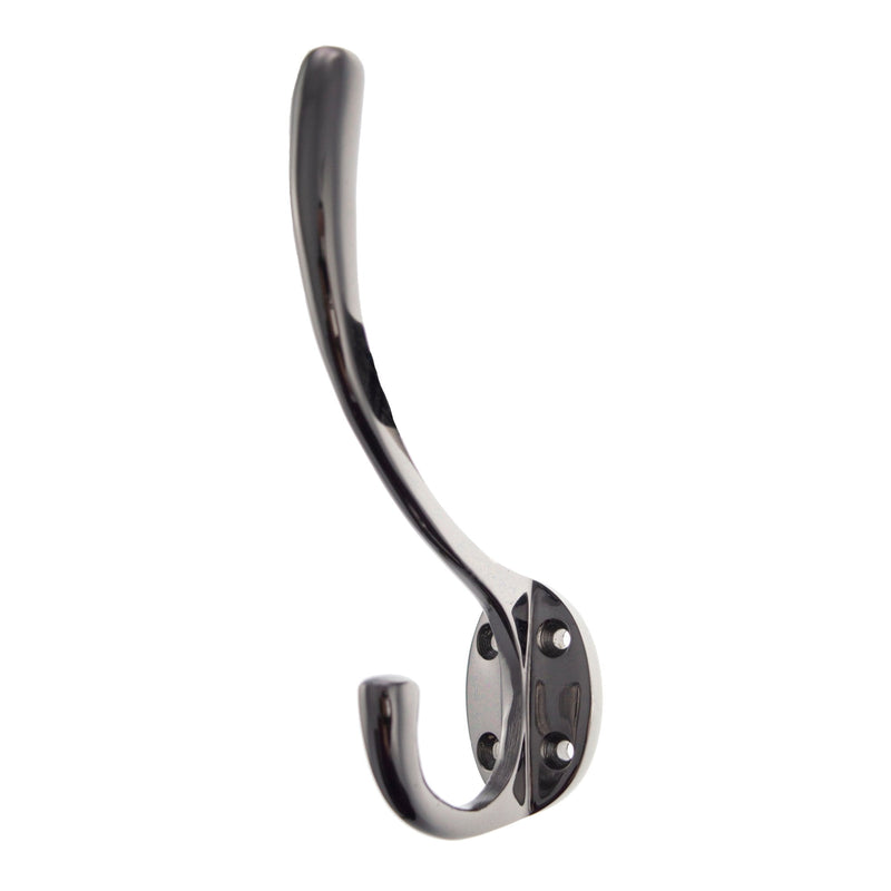 Atlantic Traditional Hat & Coat Hook - Black Nickel - AHCHBN - Choice Handles