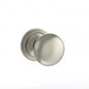 Atlantic Old English Harrogate Solid Brass Mushroom Mortice Knob on Concealed Fix Rose - Satin Nickel - OE58MMKSN - Choice Handles