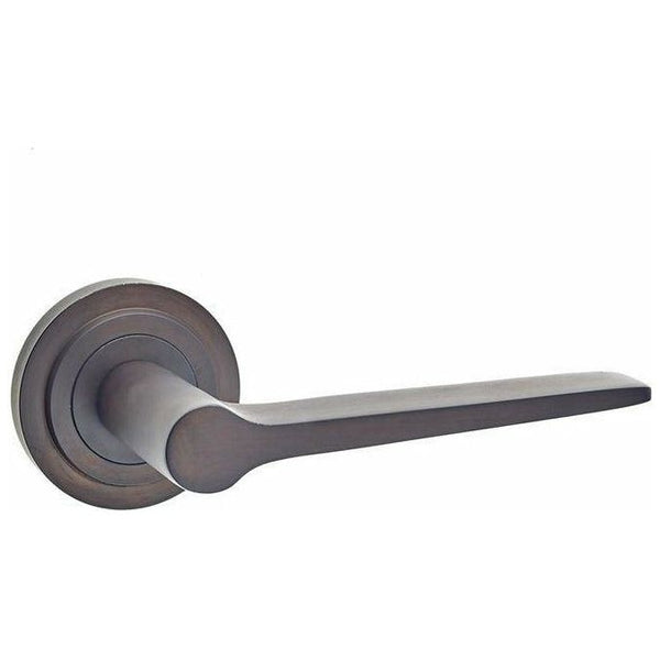 Burlington - Knightsbridge Lever on Rose - Dark Bronze - BUR20DB - Choice Handles