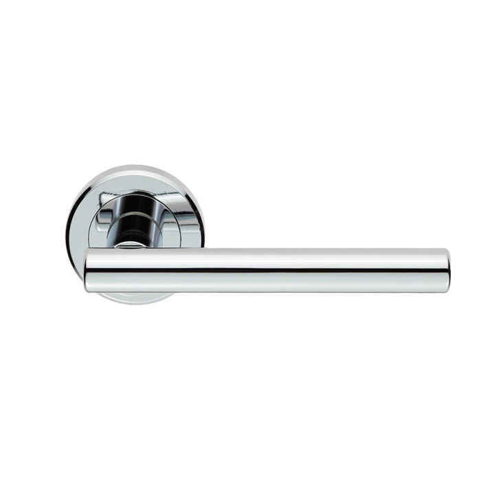 Serozzetta Philadelphia Lever On Concealed Fix Round Rose - Polished Chrome - ZIN3121PC - Choice Handles